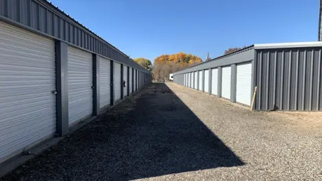 Exterior of storage units at Osprey Storage Hwy 47.