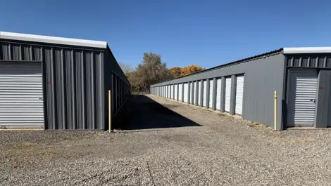 Exterior of storage units at Osprey Storage Hwy 47.