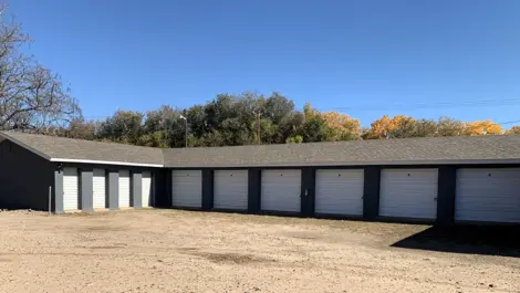 Exterior of storage units at Osprey Storage Hwy 47.