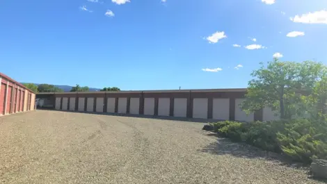 Exterior storage units at HWY 50 Self Storage facility.