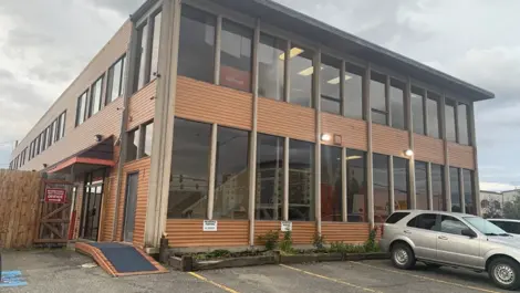 International Self Storage office building and ADA ramp