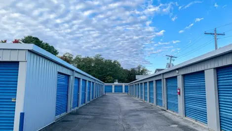Exterior of outdoor units at Volunteer Storage Knoxville West facility.
