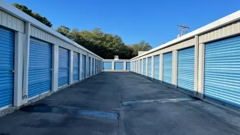 Exterior of outdoor units at Volunteer Storage Knoxville West facility.