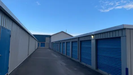 Exterior of outdoor units at Volunteer Storage Knoxville West facility.