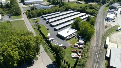Aerial view of Murphy's Self Storage facility.
