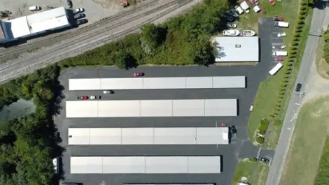 Aerial view of Murphy's Self Storage facility.