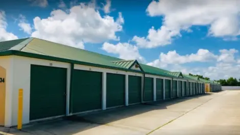 Exterior of PG-17 Storage facility units.