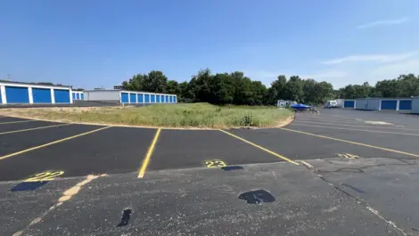 Uncovered vehicle storage spaces at Osprey Storage Portage