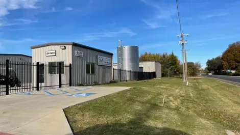 S&K Mini Warehouses & Storage fenced in facility