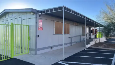 Exterior of office at Mountain Vista North Mini Storage.